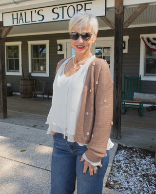 Sea Shell Knit Cardigan