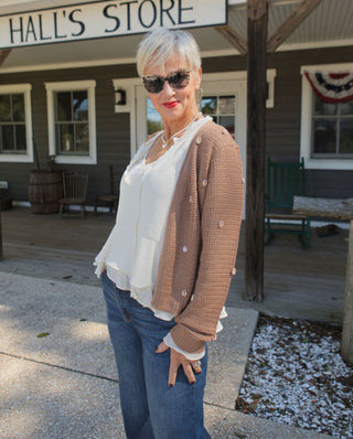 Sea Shell Knit Cardigan