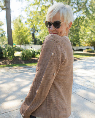 Sea Shell Knit Cardigan