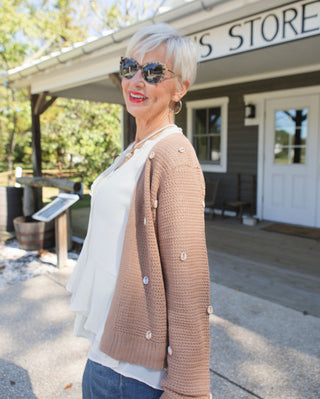 Sea Shell Knit Cardigan