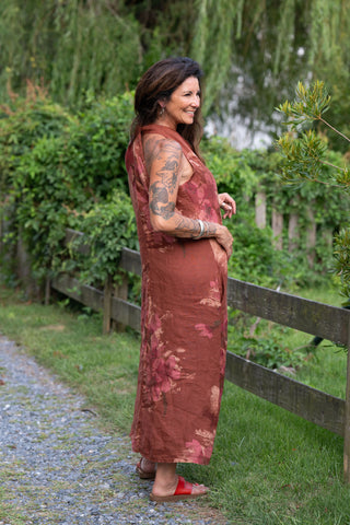 French Garden Linen Maxi O/S Siena