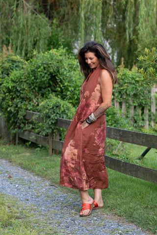 French Garden Linen Maxi O/S Siena