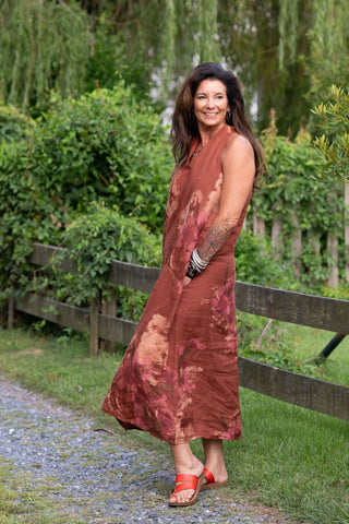 French Garden Linen Maxi O/S Siena