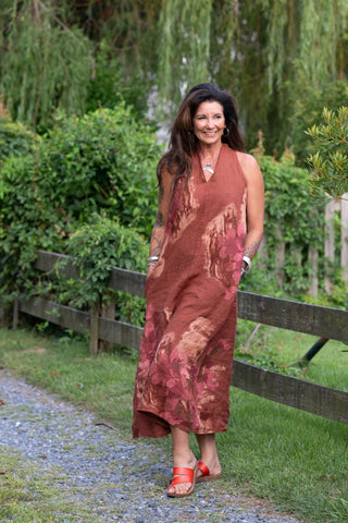 French Garden Linen Maxi O/S Siena