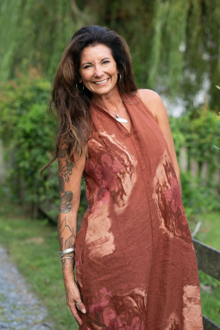French Garden Linen Maxi O/S Siena