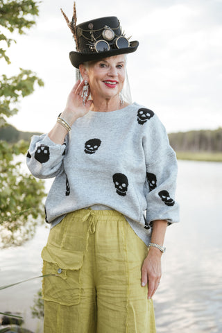 Skully Skull Sweater SLV