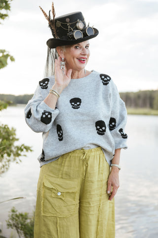 Skully Skull Sweater SLV
