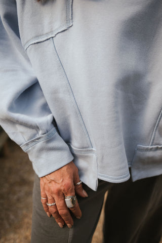 Carmela Pullover Sweatshirt MilkyBlu