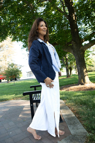 Beach Glam Pants-white
