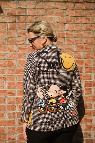 Snoopy & Friends Jacket O/S Ivory