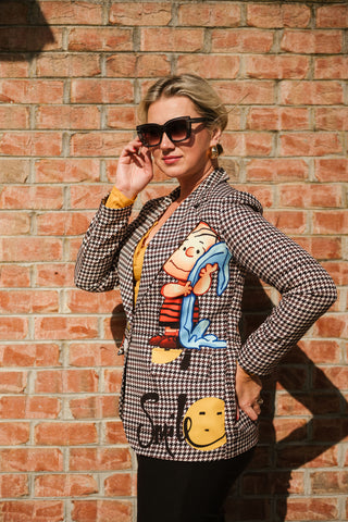 Snoopy & Friends Jacket O/S Ivory