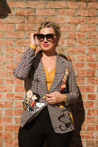 Snoopy & Friends Jacket O/S Ivory