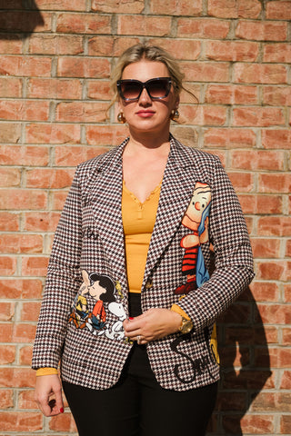 Snoopy & Friends Jacket O/S Ivory