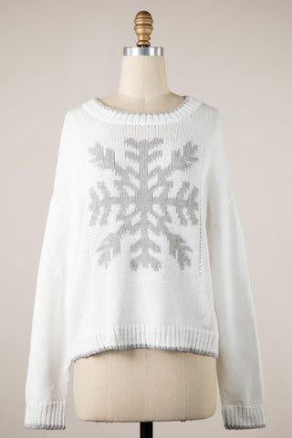 Cozy Snowflake Sweater WT