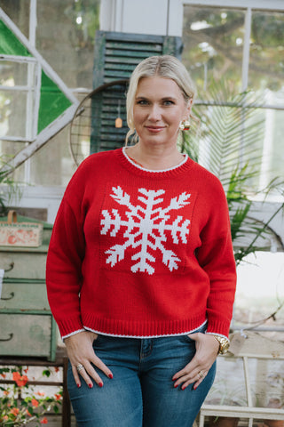 Cozy Snowflake Sweater RD