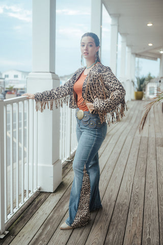 Spice Girl Leopard Jacket Multi