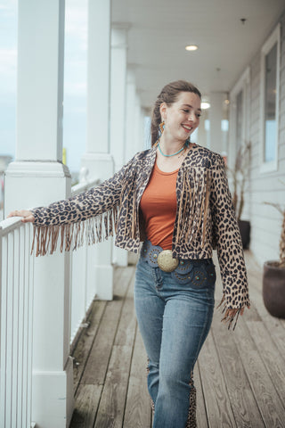 Spice Girl Leopard Jacket Multi