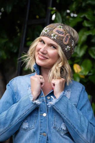 White Daisy headband