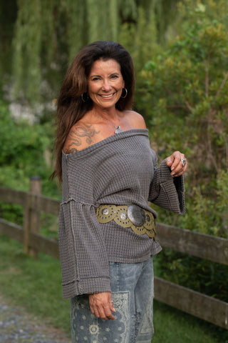 Gypsy Queen Thermal Top Navy