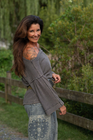 Gypsy Queen Thermal Top Navy