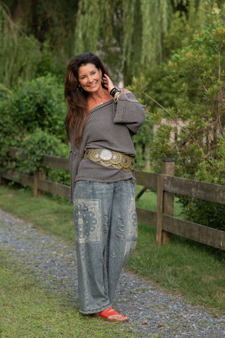 Gypsy Queen Thermal Top Navy