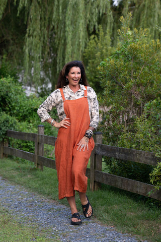 Tina Linen Jumpsuit O/S