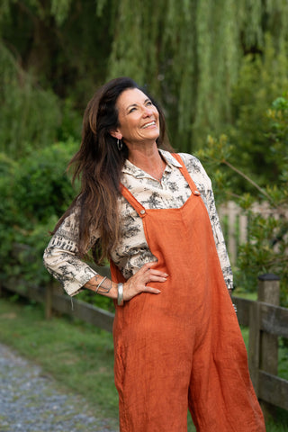 Tina Linen Jumpsuit O/S
