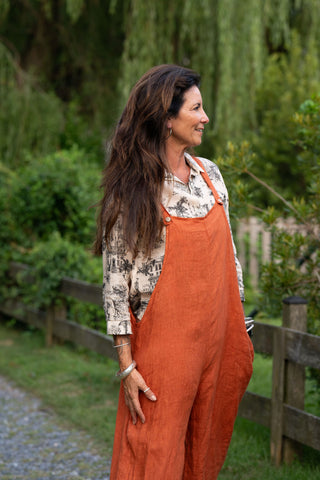 Tina Linen Jumpsuit O/S