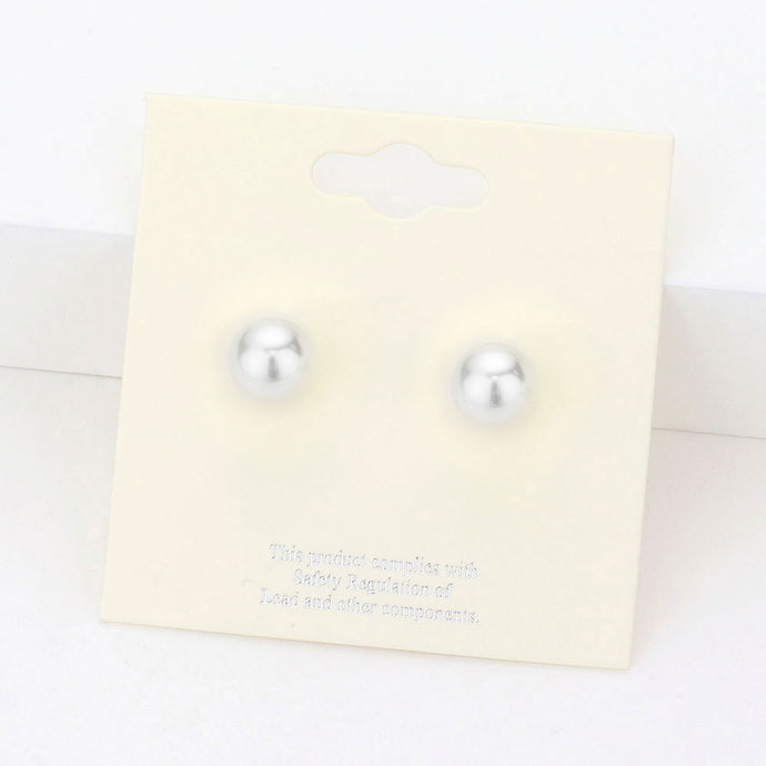 Tiny pearl studs