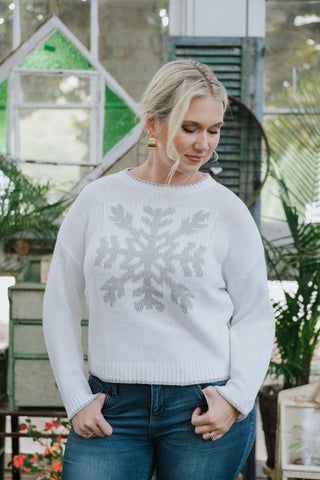 Cozy Snowflake Sweater WT
