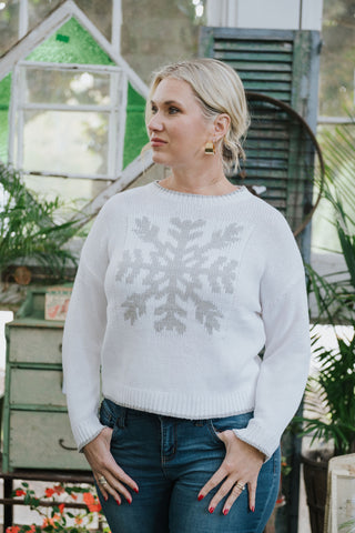 Cozy Snowflake Sweater WT