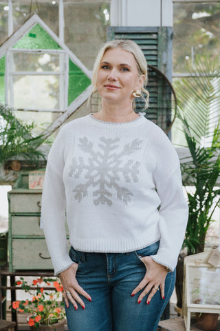 Cozy Snowflake Sweater WT