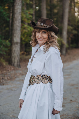 The Artist Cape/Top O/S WHT