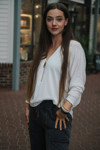 Zip It Top Off white