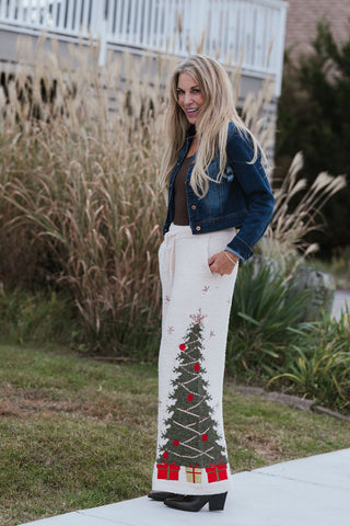 Oh Christmas Tree Sweater Pants