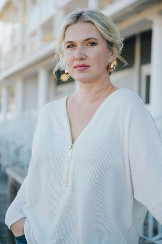 Zip It Top Off white