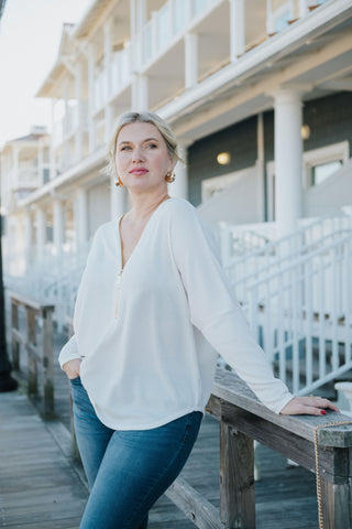 Zip It Top Off white