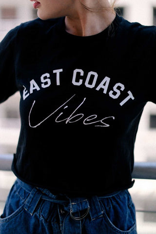 East Coast Vibes Tee Black