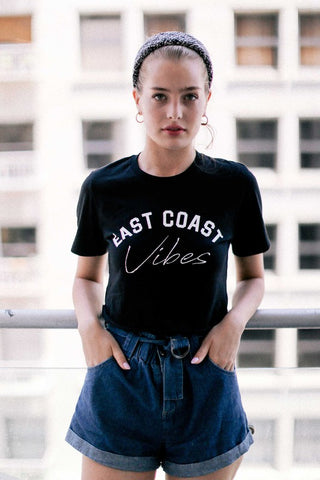 East Coast Vibes Tee Black