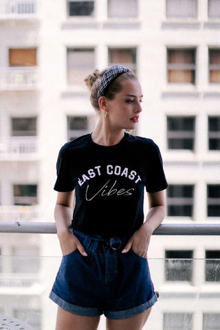 East Coast Vibes Tee Black