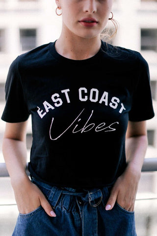 East Coast Vibes Tee Black