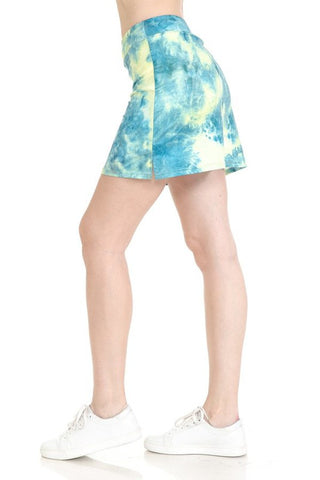 Lemonade Skort Tie Dye