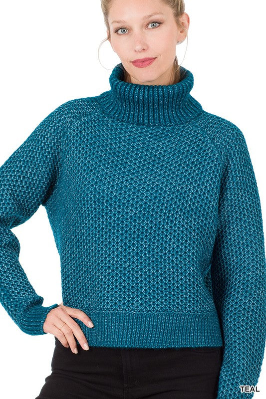 Ski Lodge Sweater Teal