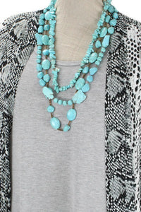 Lay On The Turquoise Necklace Set