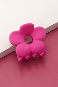 Flowers In My Hair Claw Clip Hot Pink
