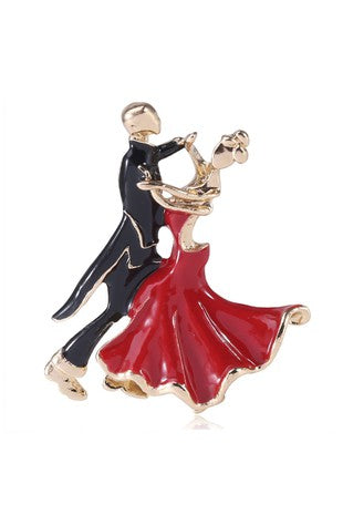 Dancing In The Rain Pin Black/Red