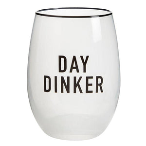 17.5 oz - Stemless Wine Glass-Dy Dinkr
