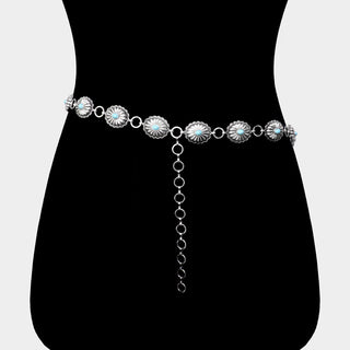 Baby Concho Belt Turquoise