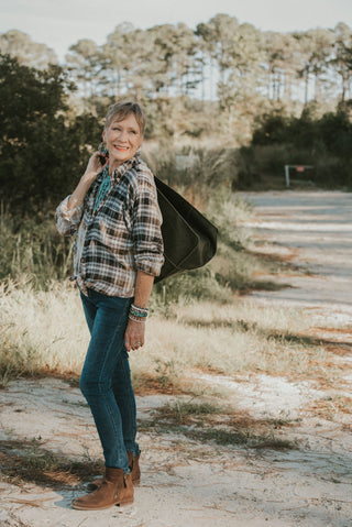 Kim Hall Carry All Green