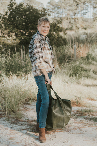 Kim Hall Carry All Green